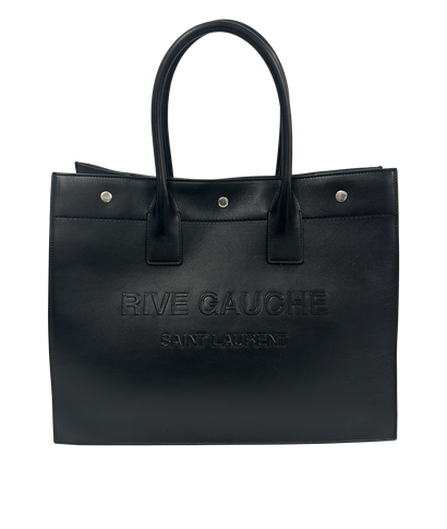 Rive Gauche Tote, 1.100&euro;, Bolso, Negro, Animal - Piel, Vista frontal